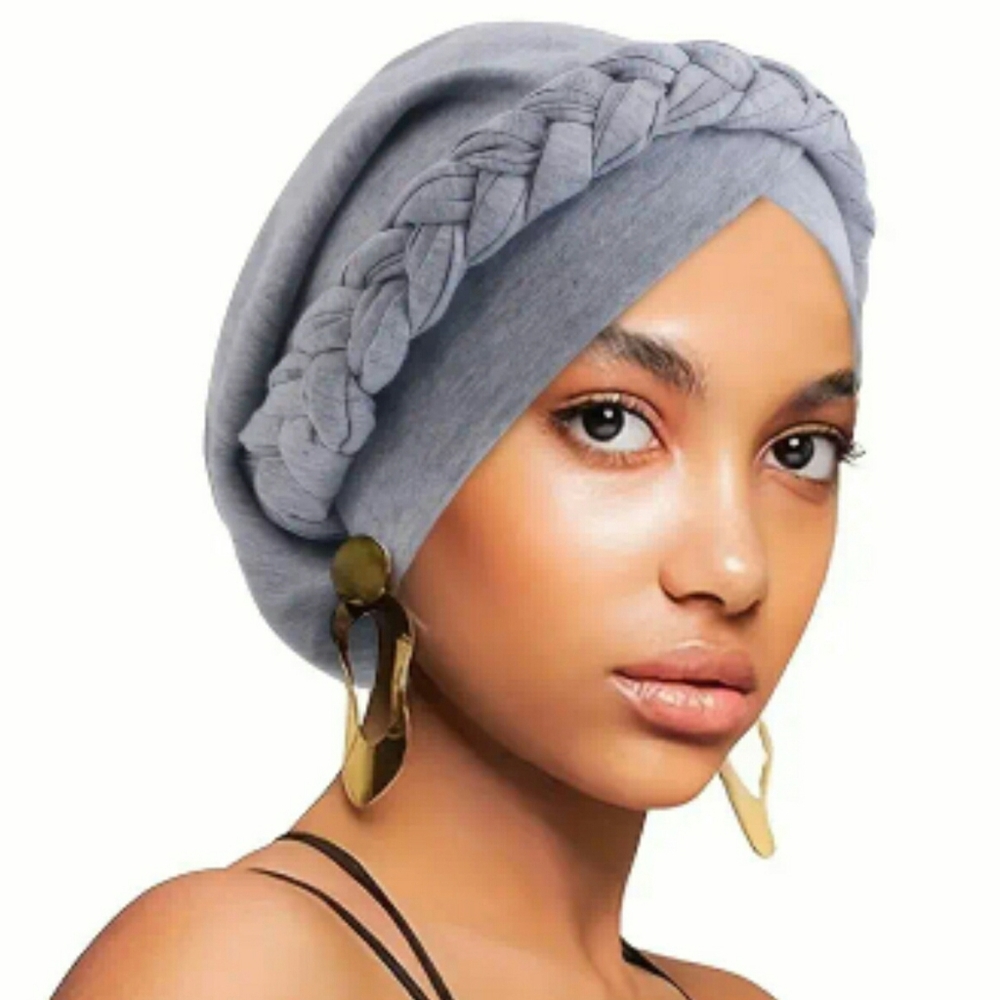 Braid turban hat for women